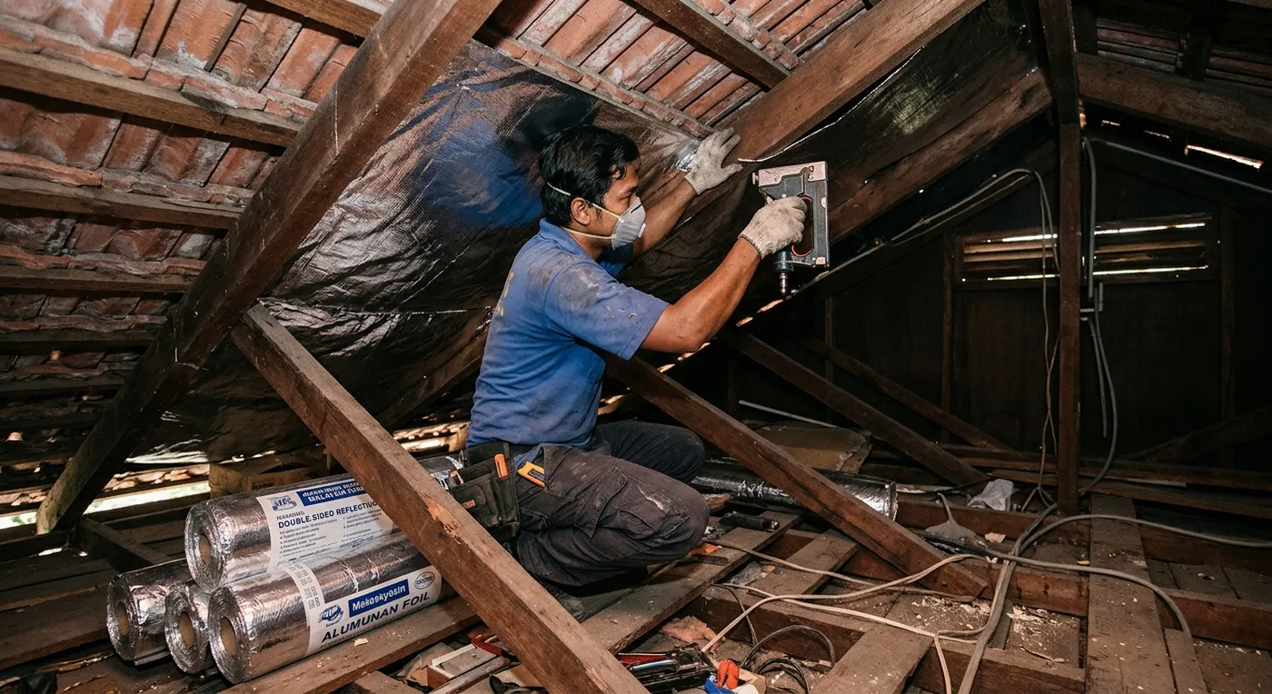 Insulation Bumbung — RoofFix Malaysia