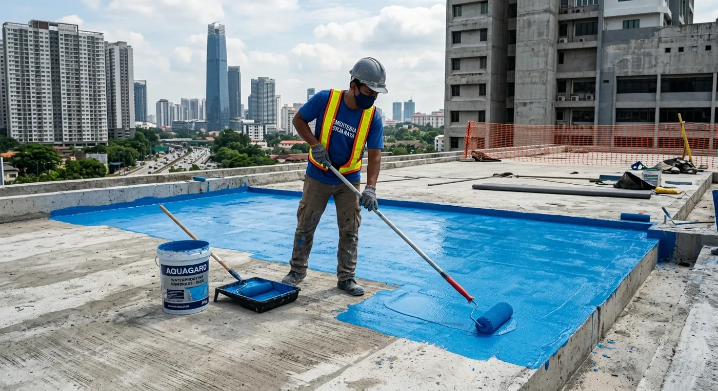 Waterproofing Bumbung — RoofFix Malaysia